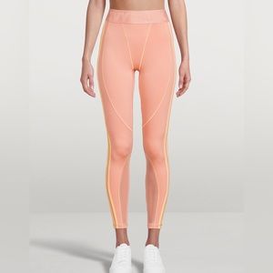 Ivy park x Adidas leggings. Coral. Mesh and fabric. Large.
